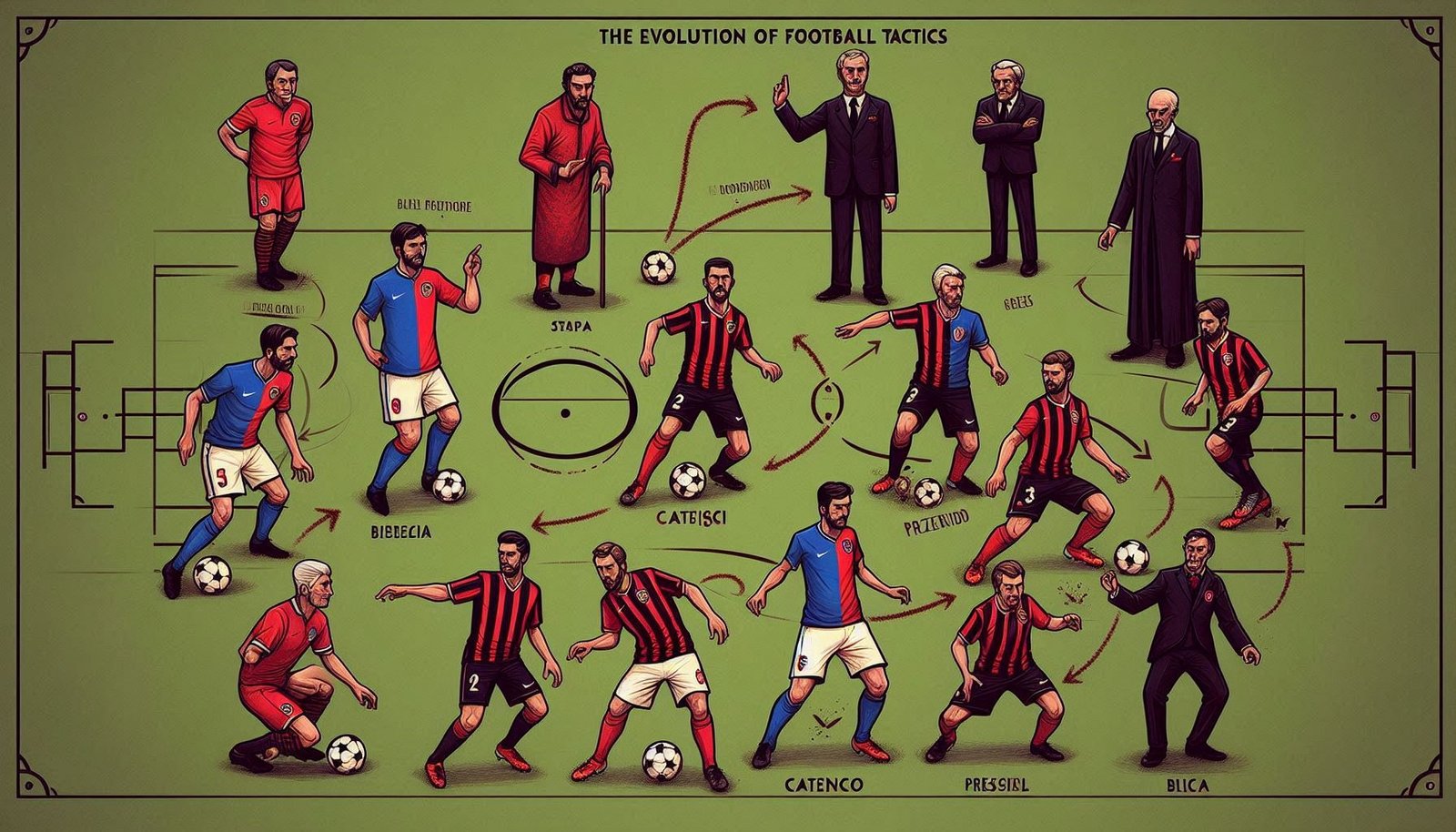 The Evolution of Soccer Tactics